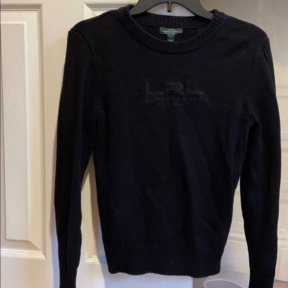Black sweater.